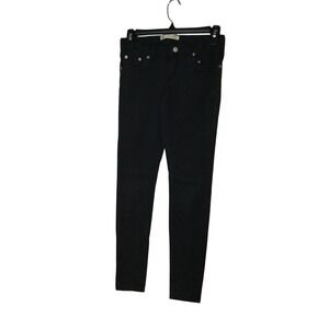 Levis 510‎ Skinny Jeans Black Denim Everyday Wear Girls Size Slim size 14
